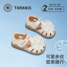 泰兰尼斯女宝宝凉鞋夏季新款儿童软底公主鞋时尚甜美蝴蝶结女童鞋 T07T5B5842
