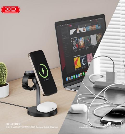 产品描述:桌面支架无线充 商品图0