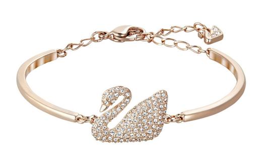 【顺丰发货】Swarovski施华洛世奇 SWAN梦幻天鹅手镯5142752玫瑰金色高级送礼好物 商品图4