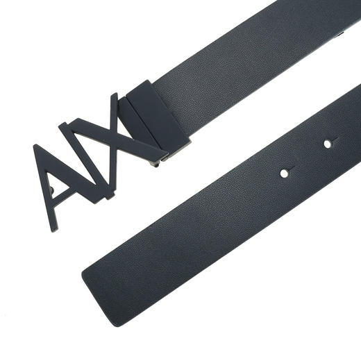 8054703954254 ARMANI EXCHANGE 男士牛剖层移膜革耐用百搭简约腰带 商品图1