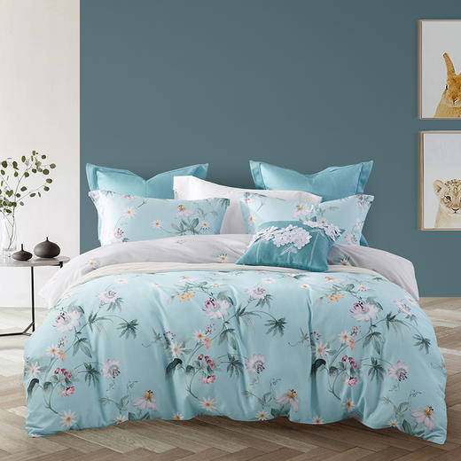 梦洁纯棉印花四件套-芳芷 商品图0