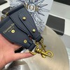 配盒子Dior升级版面料 迪澳了刺绣老花马鞍包 商品缩略图7