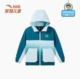 安踏儿童夏季新品男大童少年顽家系列薄外套轻薄透气时尚百搭舒适352528601