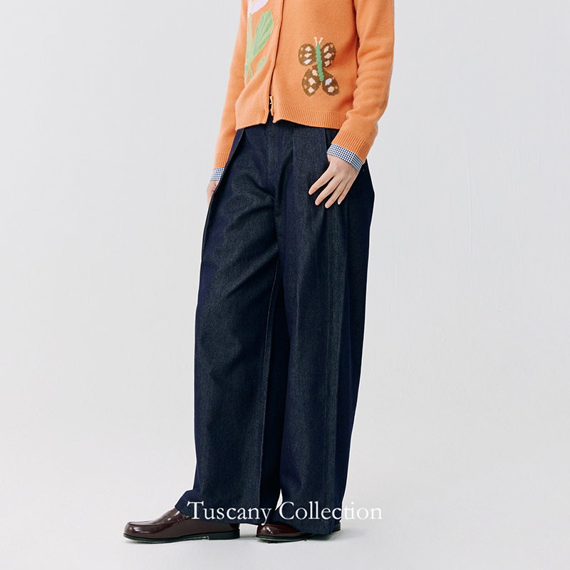 东黎 • 托斯卡纳系列—无拘裤 女士零褪色三醋酸牛仔裤 4B08