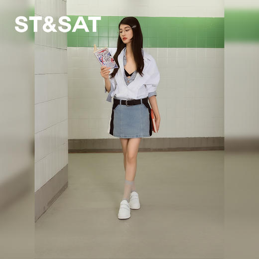 星期六休闲百搭松糕厚底板鞋SSD1112S04 商品图2