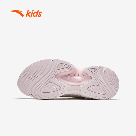 安踏儿童运动鞋女大童2025夏季旋钮低帮星游休闲鞋322528801 商品图3