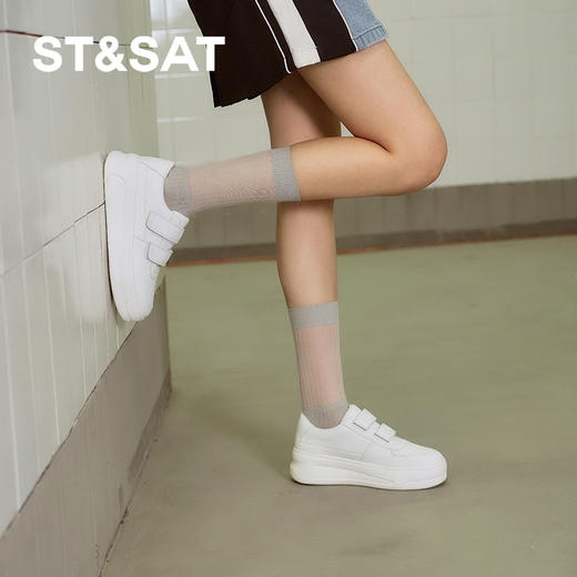 星期六休闲百搭松糕厚底板鞋SSD1112S04 商品图1