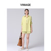 VIMAGE纬漫纪时尚休闲宽松通勤A字百搭宽松短裤2025春季新款V2305904 商品缩略图1