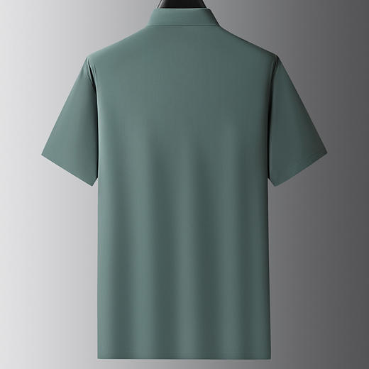 【冰丝】【DZP】大依优型大码短袖POLO衫运动翻领大码夏季商务冰丝弹力上衣休闲半袖体恤男士 商品图3
