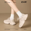 ZHR厚底老爹鞋女6cm增高春季新款透气舒适运动鞋百搭潮流休闲鞋女 商品缩略图9