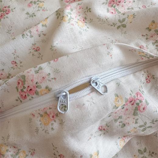 【柔软会呼吸】A类母婴级全棉双层纱有氧纯棉四件套春夏亲肤ins小清新印花三件套 商品图3