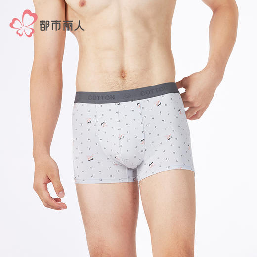 都市丽人日常休闲棉平角棉粘平角裤FKHB01 商品图1