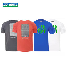 尤尼克斯 男女同款 全英公开赛文化衫运动T恤 YOB25001EX/YOB25003EX