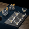璃匠-斗笠水晶杯金箔套组（9件套） 商品缩略图0