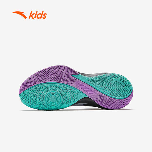 安踏儿童运动鞋男大童2025夏耐磨外场透气低帮星火篮球鞋312521113 商品图5