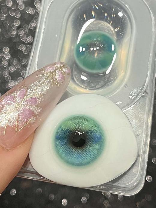 huohuocon 半年抛美瞳 雀羽蝶蕊 直径14.5mm着色13.8mm 商品图4