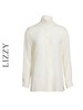 LIZZY早秋精致百搭通勤名媛风桑蚕丝蕾丝领衬衣8138 商品缩略图5