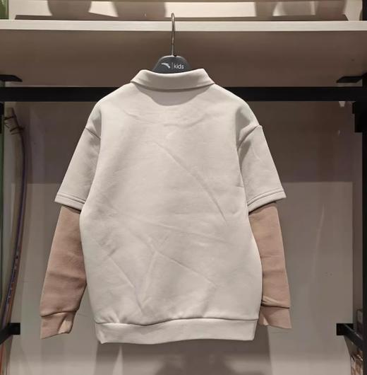 安踏儿童2025春夏新款男小童潮流系列长袖百搭亲肤卫衣352529402 商品图1