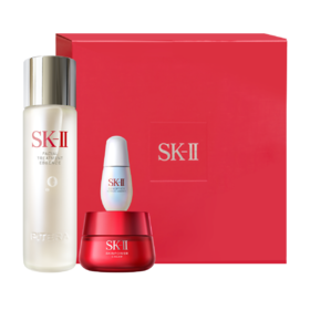 32400090506 SK-II 神仙水230ml小灯泡30ml大红瓶50g淡纹提亮护肤品礼物