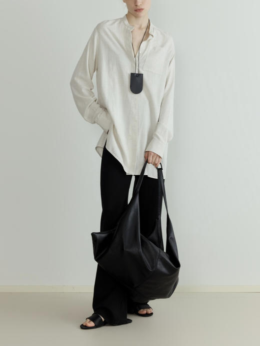 DONSEE10｜DS10SS2514-A 米白休闲长款衬衫 商品图9