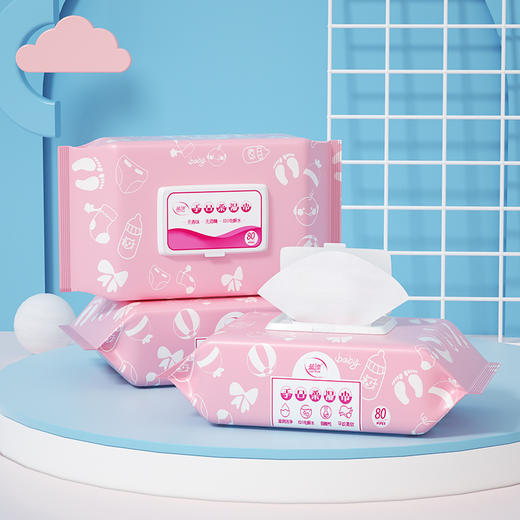 蓝漂湿纸巾80抽1包装LP-20029 商品图0