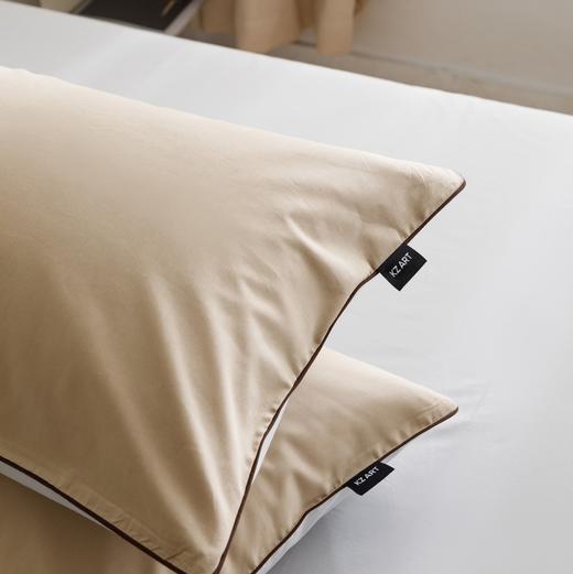 【清仓55元/2对装共4只】简约北欧风全棉纯色双拼单枕套【不支持退换货】 商品图3