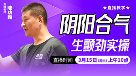 阴阳合气生颤劲实操——直播教学（陆师亲授）