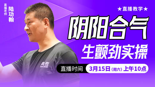 阴阳合气生颤劲实操——直播教学（陆师亲授） 商品图0