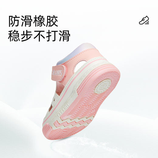 泰兰尼斯女童学步鞋夏季新款软底卡通宝宝包头凉鞋男女童学步童鞋  T07T5B6190 商品图4