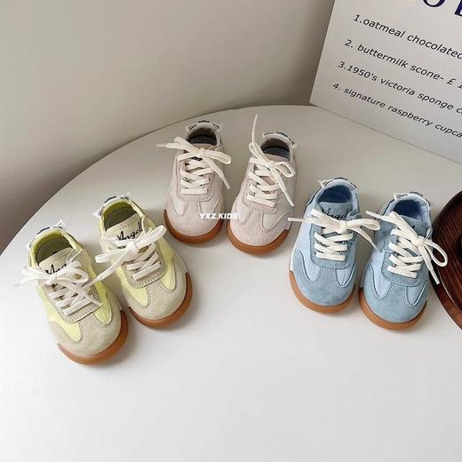 【软底休闲鞋，百搭运动板鞋】春季新款德训鞋 宝宝软底休闲鞋 百搭运动板鞋-QQ 商品图0