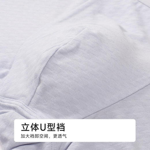 都市丽人简约基础人棉平角50S人棉提花平角裤FKHC17 商品图7