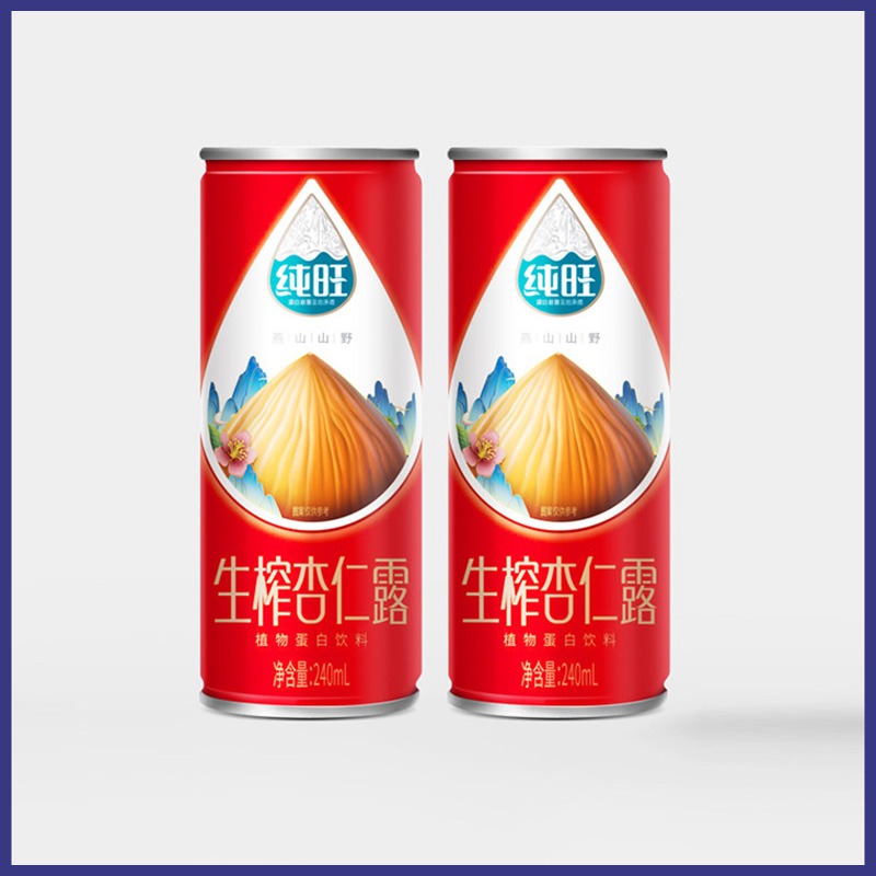 露美达纯旺生榨杏仁露240ml*20罐/箱