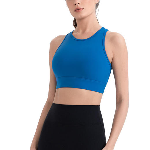 跃牌【欲动春风】系列 女莱卡瑜伽文胸中高强度防震运动背心24125 商品图4