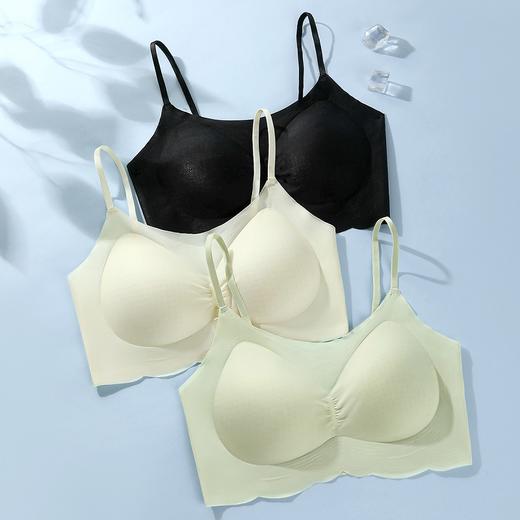 郁香新芽 舒适文胸(VIP) 凉感洞洞杯透气薄款内衣女无钢圈聚拢不空杯文胸罩 商品图5