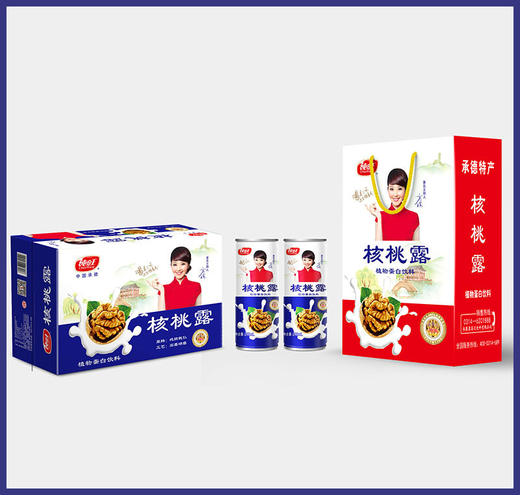 露美达纯旺核桃露240ml*20罐/箱 商品图1