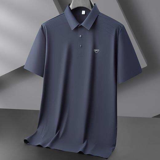 【冰丝】【DZP】大依优型大码短袖POLO衫运动翻领大码夏季商务冰丝弹力上衣休闲半袖体恤男士 商品图1