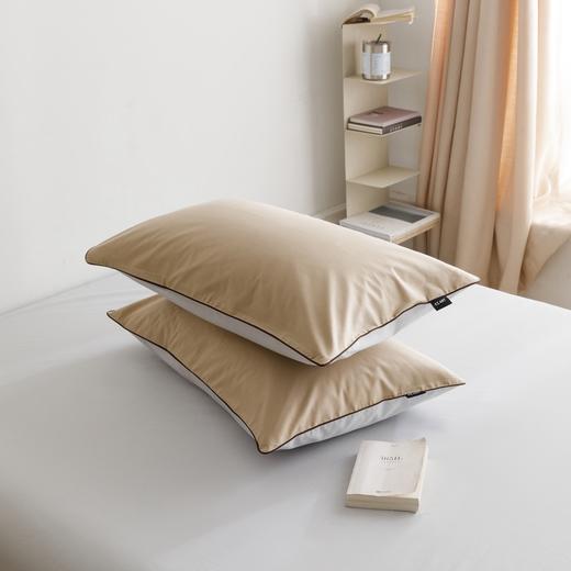 【清仓55元/2对装共4只】简约北欧风全棉纯色双拼单枕套【不支持退换货】 商品图2