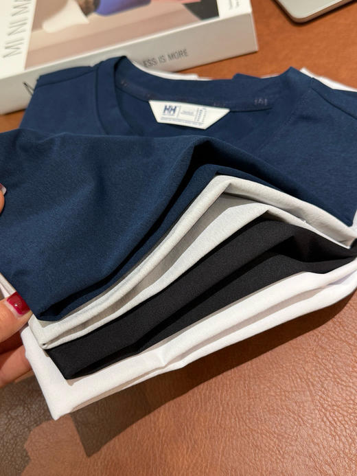 点此购买 海丽汉森春夏季男女款透气速干凉感防晒短袖T恤 ss 311987 商品图12