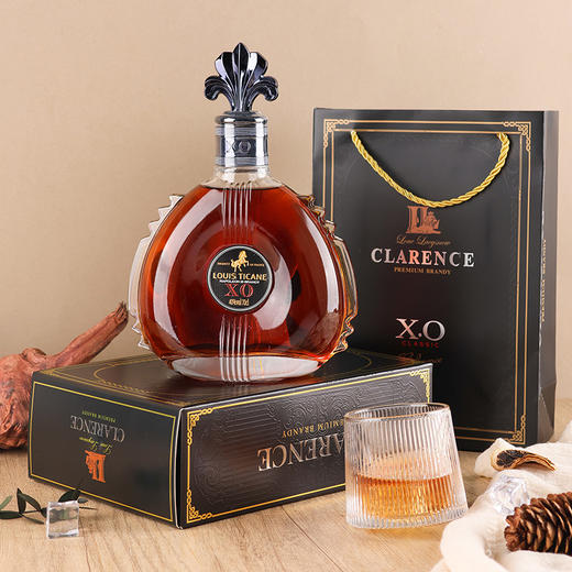 【法国原瓶进口】路易帝卡尼拿破仑三世XO白兰地 法国百年名庄出品 30年橡木桶陈酿 独饮 聚会都合适 品质精粹 口味醇厚 洋酒 蒸馏酒 40%vol 700ml/瓶 商品图0