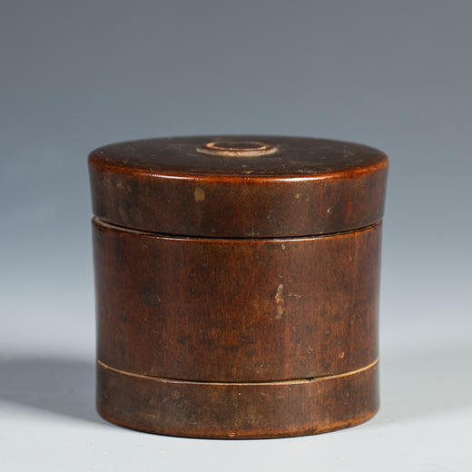 清 黄杨木圆香盒 商品图0