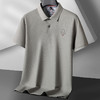 【100%棉】【DK】大依优型大码短袖POLO衫商务休闲棉夏季薄款上衣男士加大码翻领半袖体恤胖子 商品缩略图7