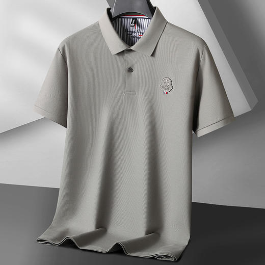 【100%棉】【DK】大依优型大码短袖POLO衫商务休闲棉夏季薄款上衣男士加大码翻领半袖体恤胖子 商品图7