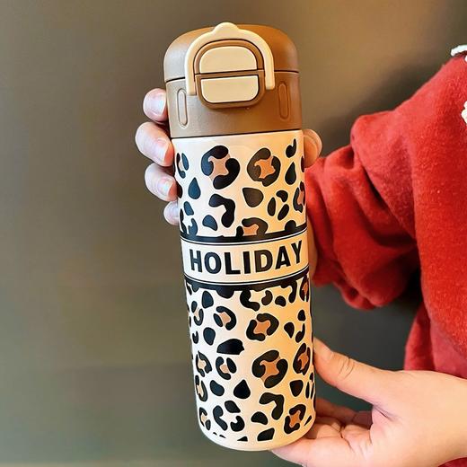 【多巴胺保温杯，颜值入坑，一杯双饮~】新款卡通双饮水杯 316不锈钢保温杯 便携弹跳水杯子 学生便携吸管杯-QQ 商品图11