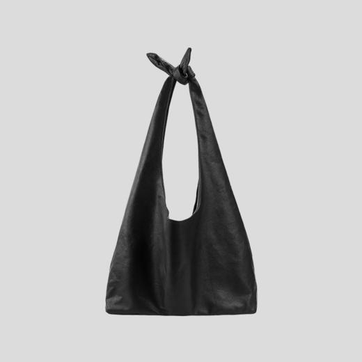 GOODBAI 23 logo编号撞色拼贴人造革打结包 商品图2