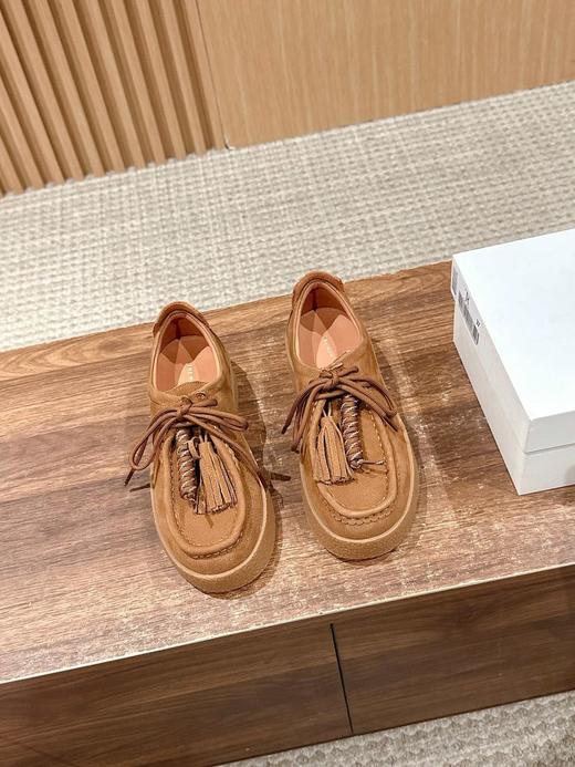 TheRow2025/ss新款系带乐福厚底流苏袋鼠鞋（HC） 商品图1