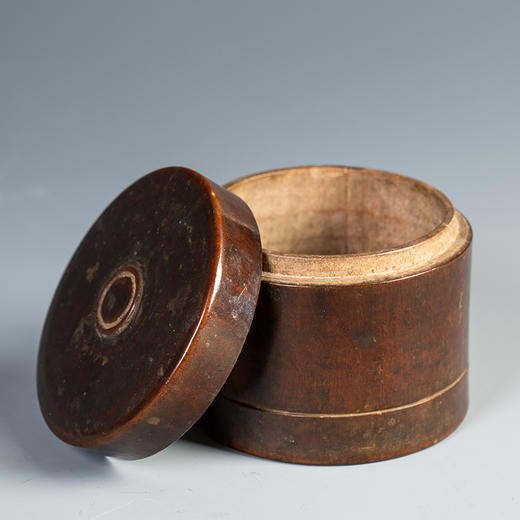 清 黄杨木圆香盒 商品图3