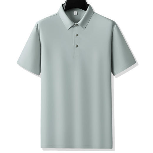 【冰丝无痕】【DZP】大依优型大码短袖POLO衫冰丝无痕透气半袖体恤男士加大夏装薄款肥佬休闲胖子上衣 商品图0