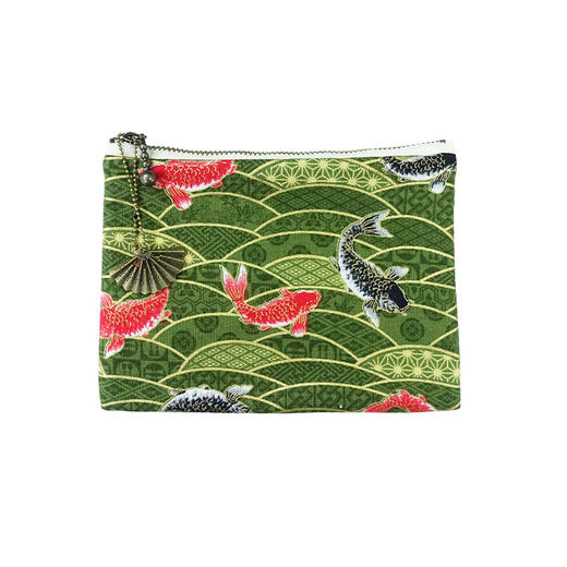 HUJI祤集Komon收纳包风の花经典烫金鲤鱼 商品图2