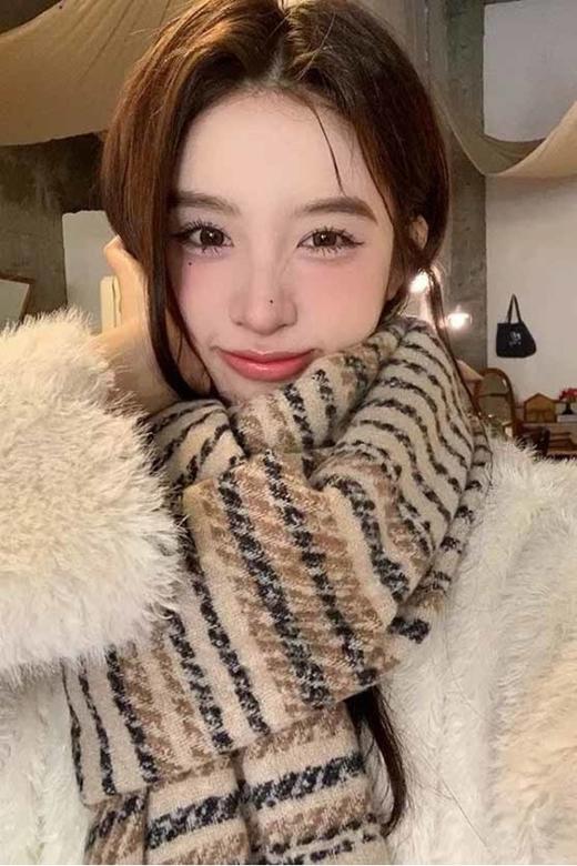 Say Something 时尚单品条纹百搭休闲围巾 21582 商品图1