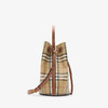 BURBERRY 巴宝莉 女士小号 TB 抽绳水桶包 格子 8100490 A9534 商品缩略图1
